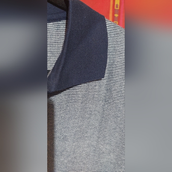 Simply Southern Gray and Navy Short Sleeve Polo - Picture 4 of 7